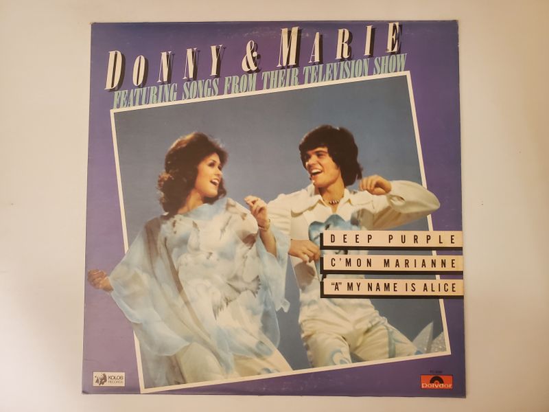 Donny & Marie Featuring Songs From Their Television Show vinyl record